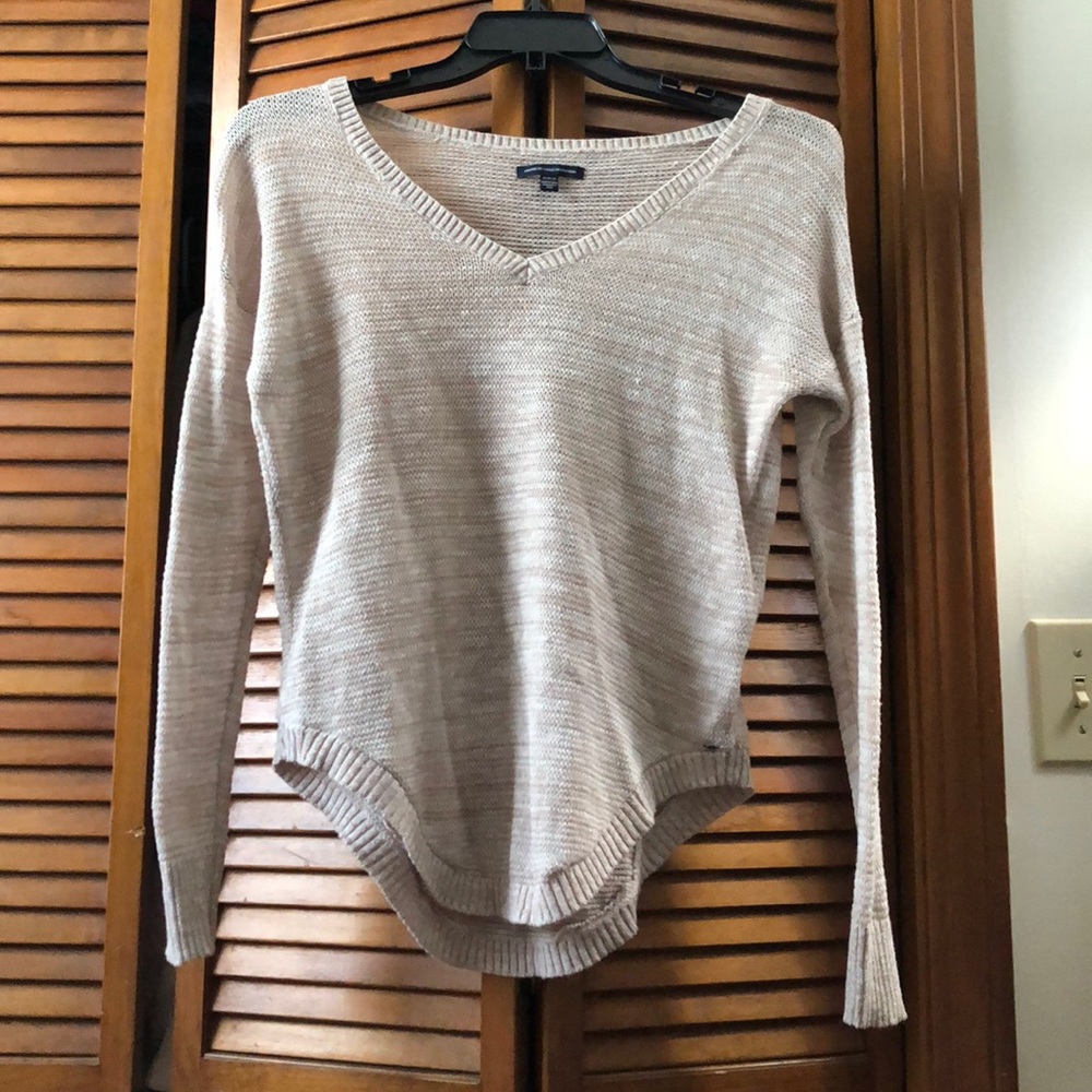 American Eagle Cream Sweater